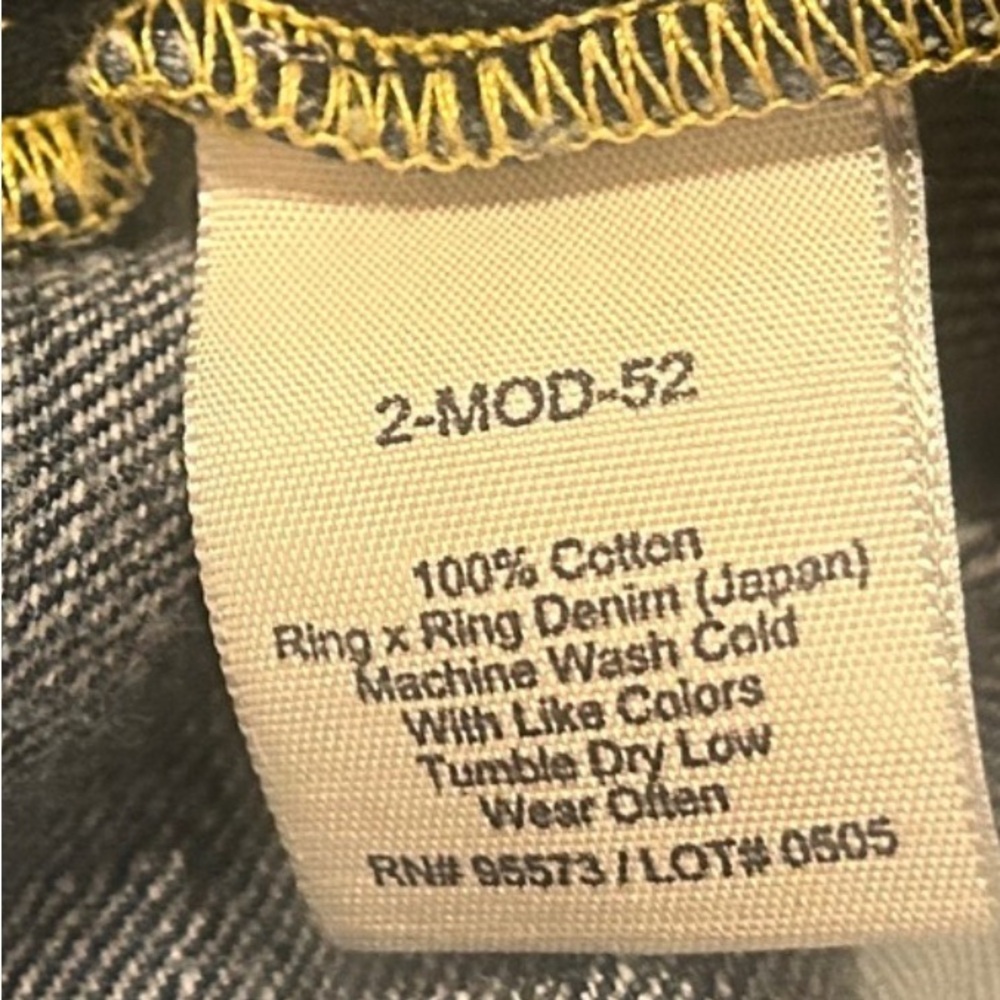 Paper Denim & Cloth 2 Mod 52 Boot Cut Jeans | Dark Blue Wash | Size 29 - Picture 5 of 6